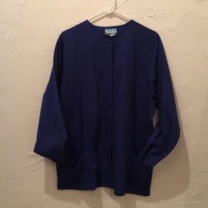 UA Scrub Jacket in Galaxy Blue